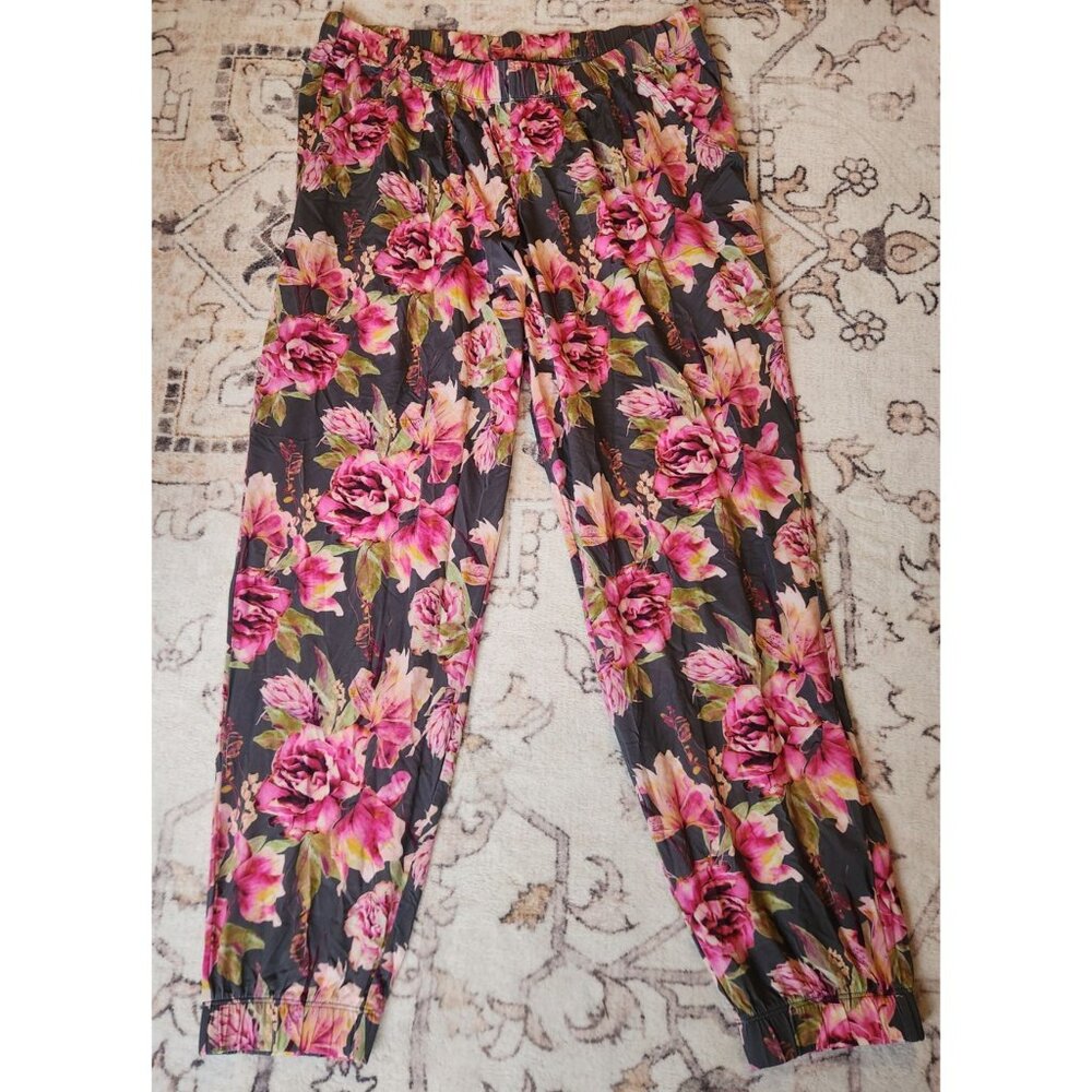 Sleep by Cacique Women's Sz. 14/16 Floral Jogger Lounge Sleeper Pants NWT